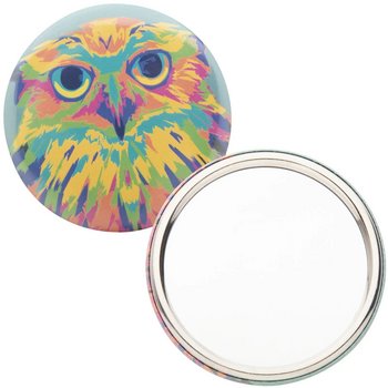 Button Met Spiegel Zilver Button Met Spiegel Zilver