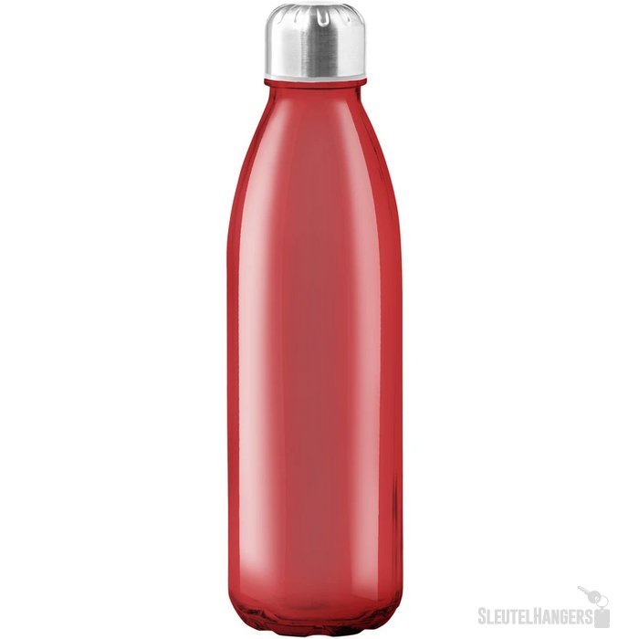 Sunsox Glazen Sportfles Rood