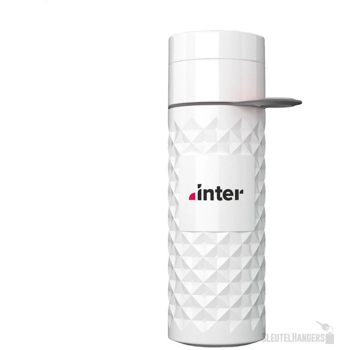 Join The Pipe Waterfles Met Diamantpatroon (500 Ml) Grijs
