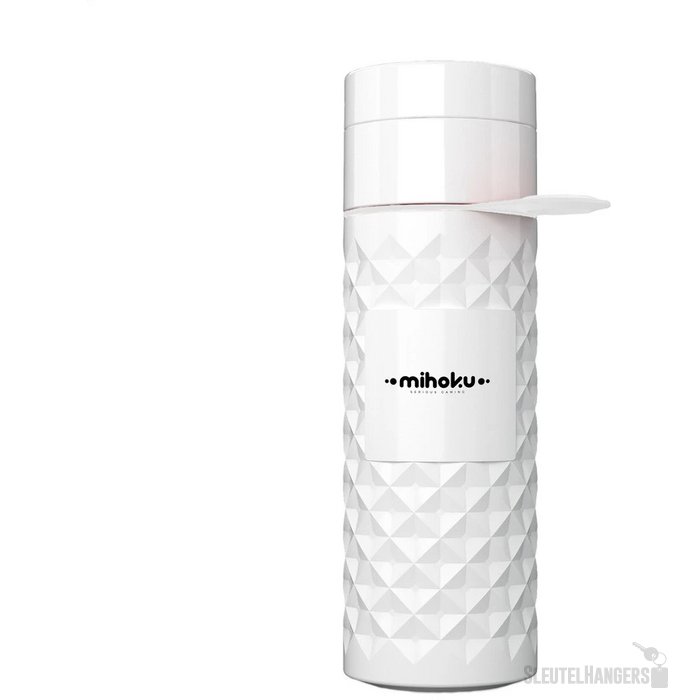 Join The Pipe Waterfles Met Diamantpatroon (500 Ml) Wit