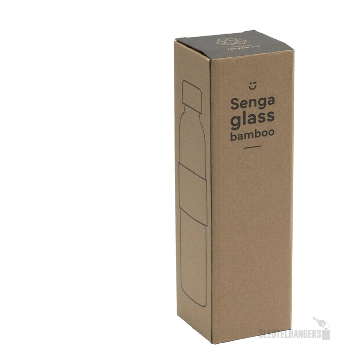 Senga Glazen Bamboo 500 Ml Drinkfles 500 ml