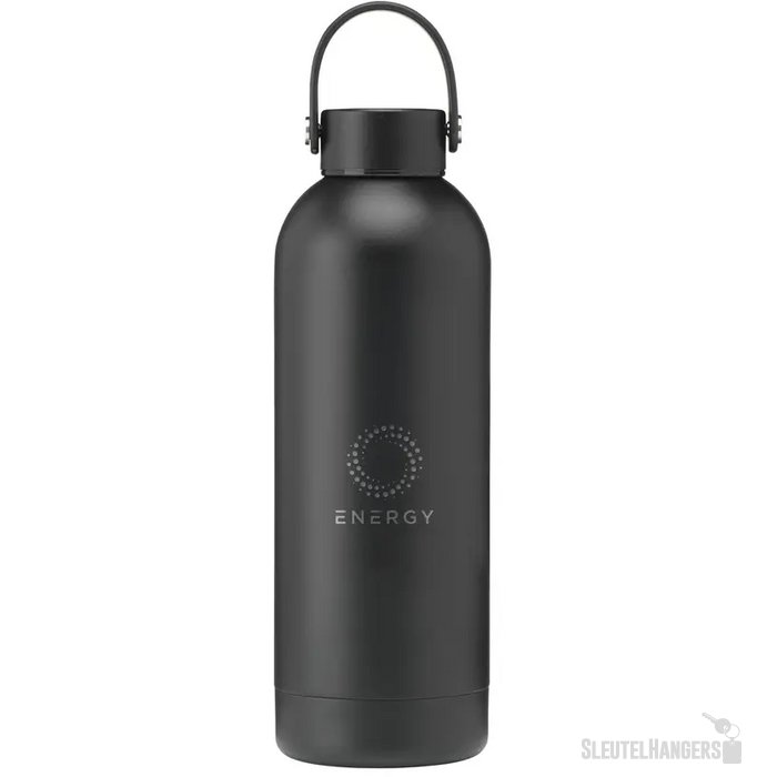 Nevada Rcs Recycled Steel Bottle 500 Ml Drinkfles Zwart