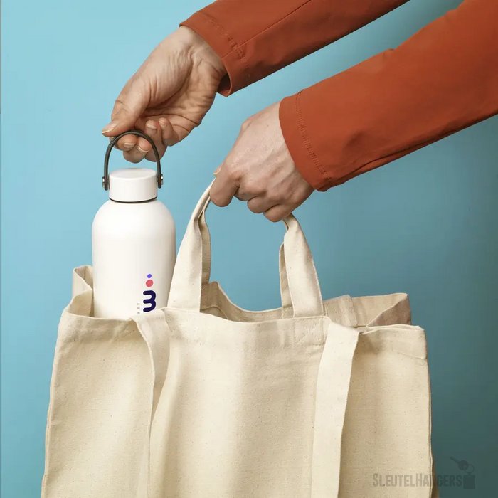 Nevada Rcs Recycled Steel Bottle 500 Ml Drinkfles Gebroken Wit