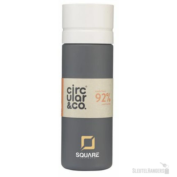 Circular&Co Reusable Bottle Waterfles Grijs/Cremé