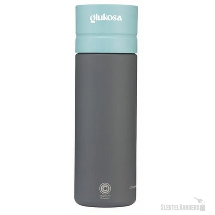 Circular&Co Reusable Bottle Waterfles Grijs/Blauw