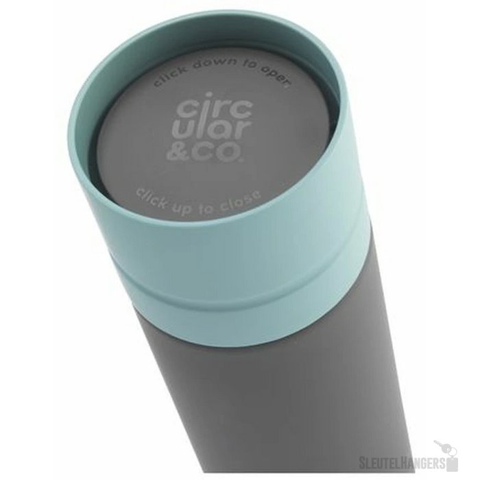 Circular&Co Reusable Bottle Waterfles Grijs/Blauw