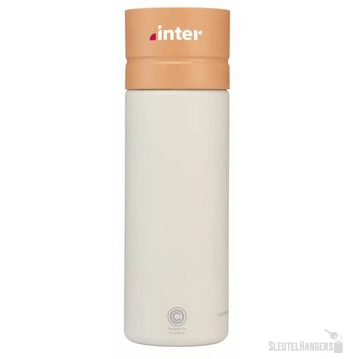 Circular&Co Reusable Bottle Waterfles Crème/Oranje