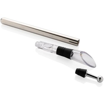 Wijnkoeler stick Zilver
