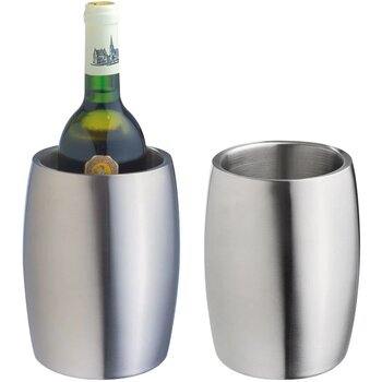 Wijnkoeler RVS Warendorf grijs silvergrey