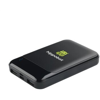 Compact Recycled Powerbank (5.000 mAh) Zwart
