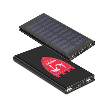 Solar powerbank (8.000 mAh) Zwart