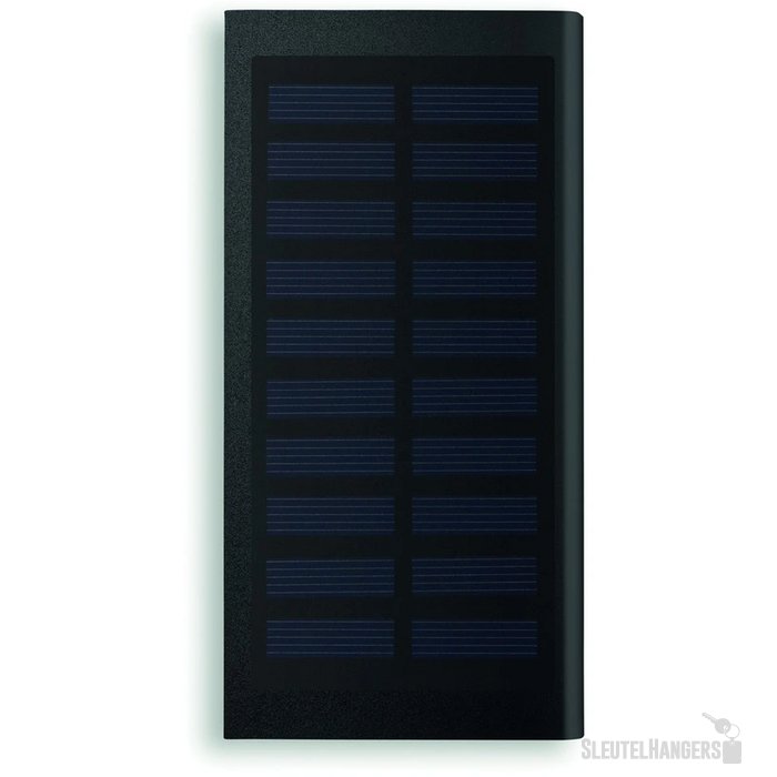 Solar powerbank (8.000 mAh) Zwart