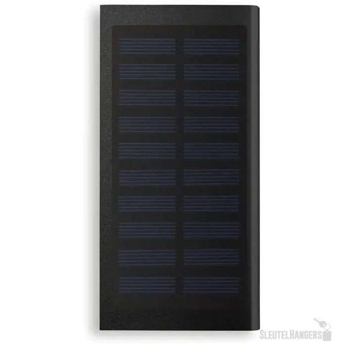Solar powerbank (8.000 mAh) Zwart