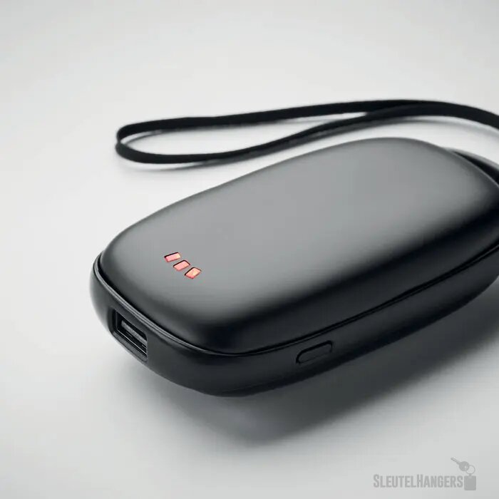 Handwarmer powerbank (4.000 mAh) Zwart