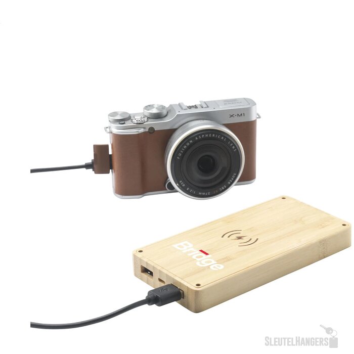 Bamboe solar powerbank (8.000 mAh)