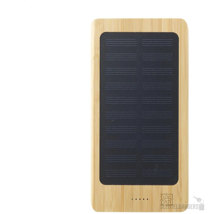 Bamboe solar powerbank (8.000 mAh)