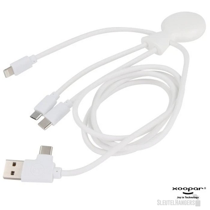 3199 | Xoopar Mr. Bio Powerbank and cable pack 7.000mAh wit