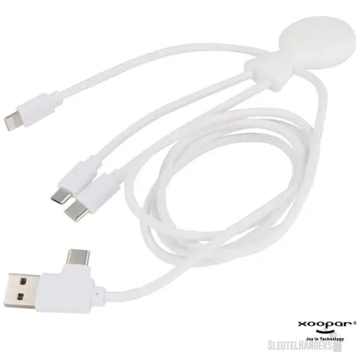 3199 | Xoopar Mr. Bio Powerbank and cable pack 7.000mAh wit
