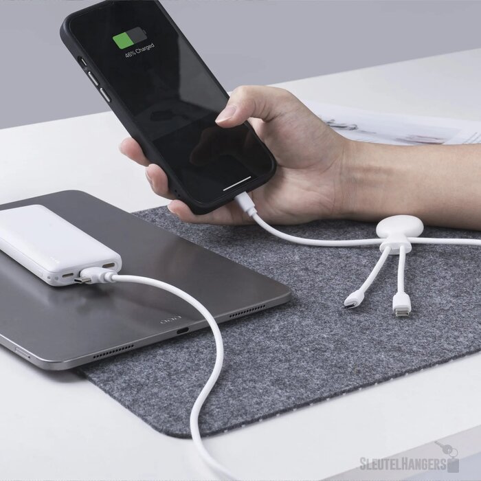 3199 | Xoopar Mr. Bio Powerbank and cable pack 7.000mAh wit