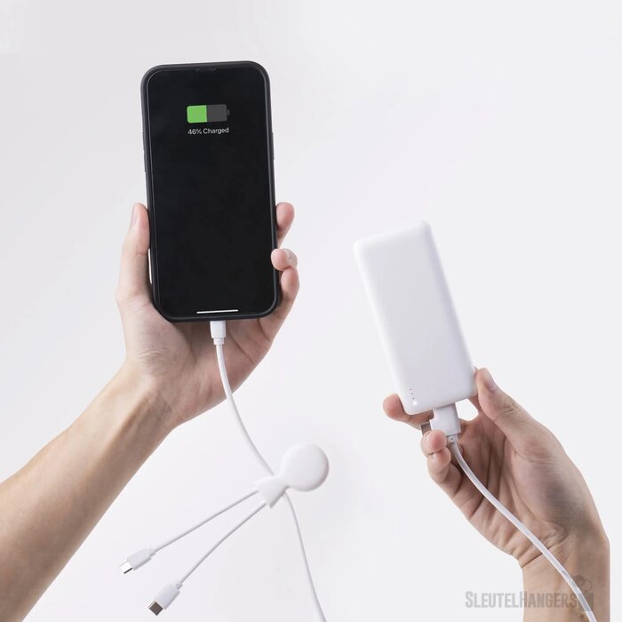 3199 | Xoopar Mr. Bio Powerbank and cable pack 7.000mAh wit