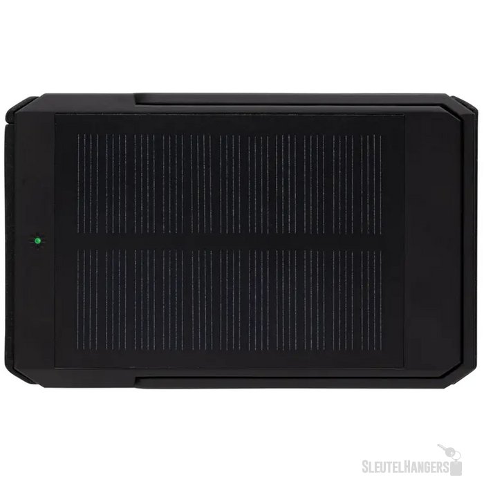 Solar powerbank met standaard (5.000 mAh) Zwart