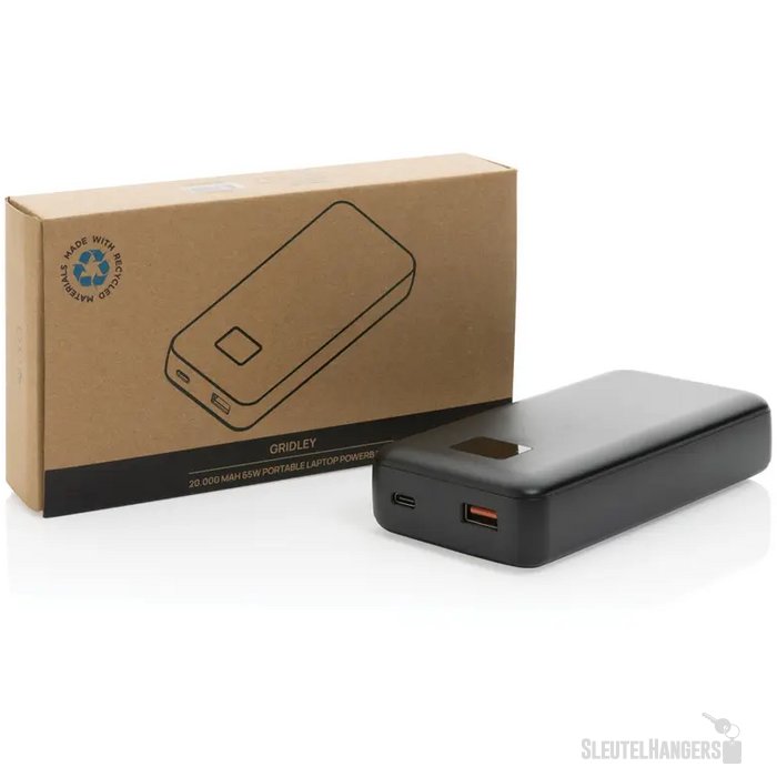 RCS 65W laptop powerbank (20.000 mAh) Zwart