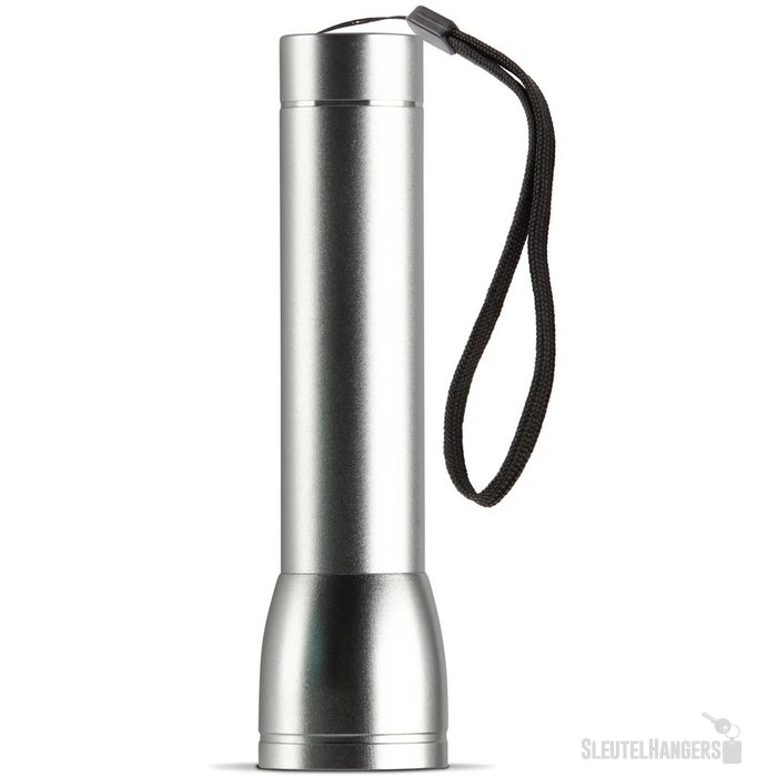 Powerbank zaklamp 2200mAh zilver