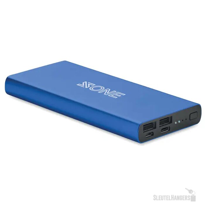 Powerbank Powerflat (10.000 mAh) Kobaltblauw