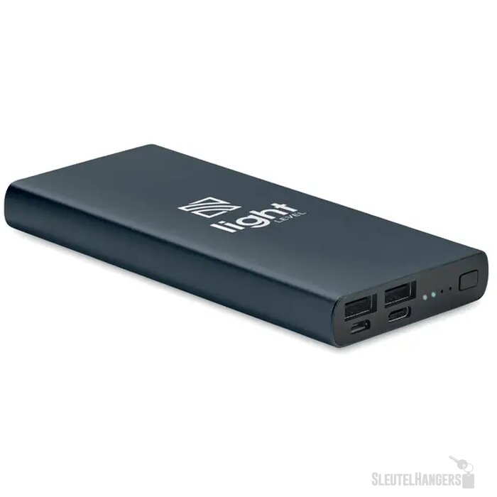 Powerbank Powerflat (10.000 mAh) Marineblauw