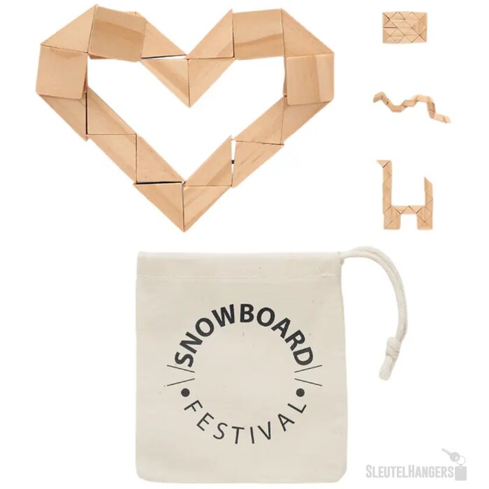 Houten puzzel/hersenbreker Stukie hout