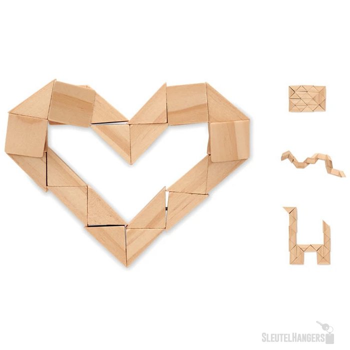 Houten puzzel/hersenbreker Stukie hout