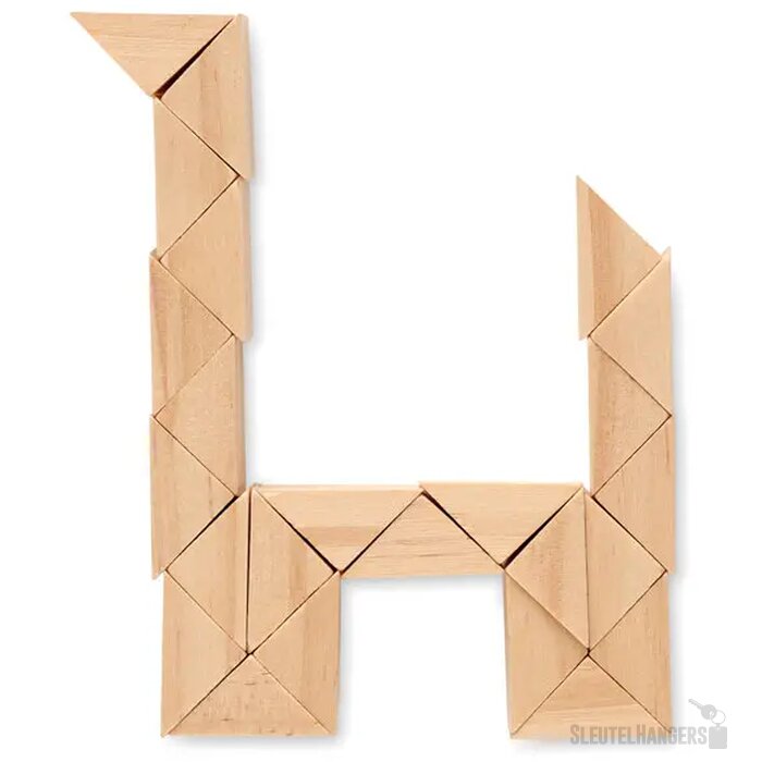 Houten puzzel/hersenbreker Stukie hout