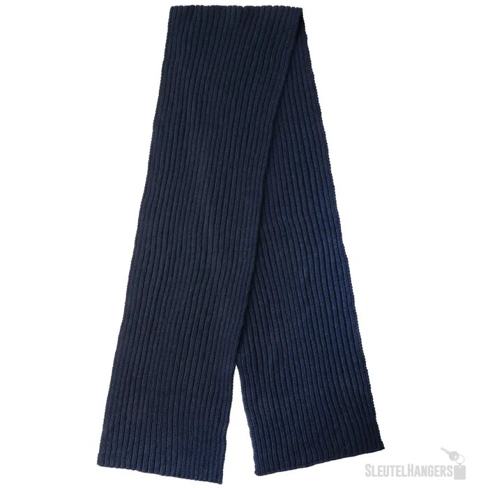 Impact AWARE™ Polylana® dubbel gebreide sjaal 180x25cm donkerblauw