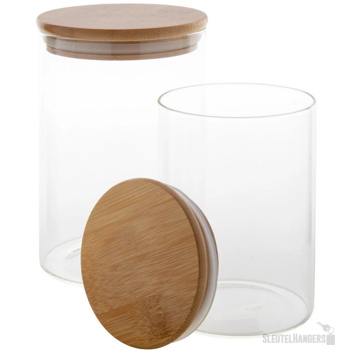 Momomi Xl Glazen Voorraadpot Wit