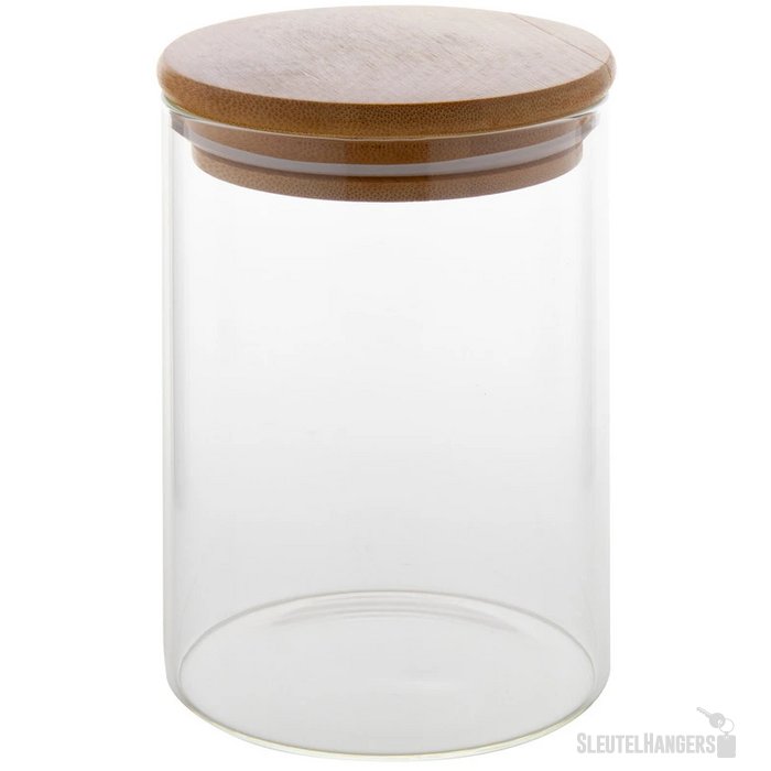 Momomi Glazen Voorraadpot Wit