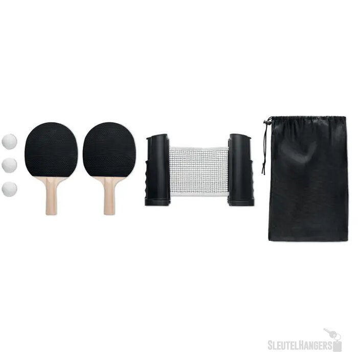 Tafeltennis set Ping pong zwart