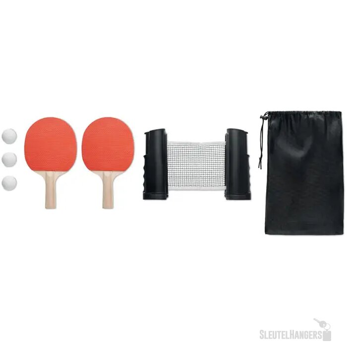 Tafeltennis set Ping pong zwart