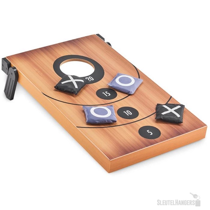 Dubbelzijdig mdf spellenset Baggy hout