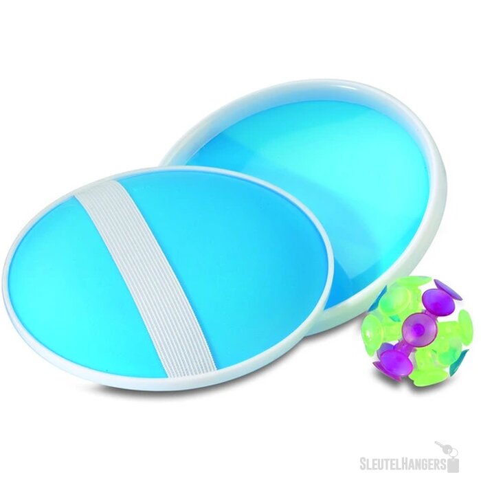 Balspelletje met zuignappen Catch&play blauw