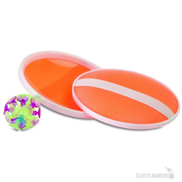 Balspelletje met zuignappen Catch&play oranje