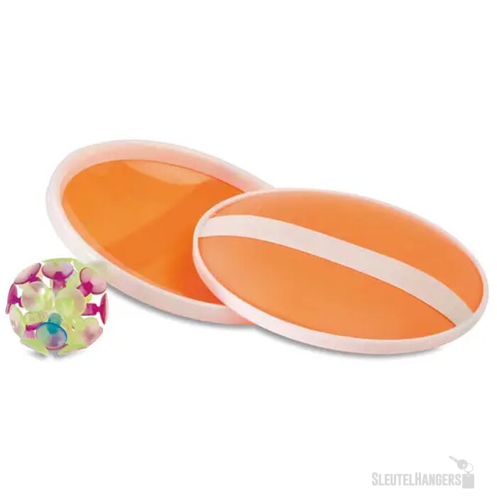 Balspelletje met zuignappen Catch&play oranje