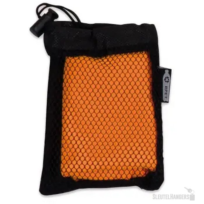 RPET koelhanddoek in zakje Oranje