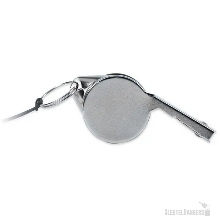 Metalen fluitje Xiula zilver