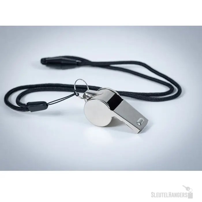 Metalen fluitje Xiula zilver