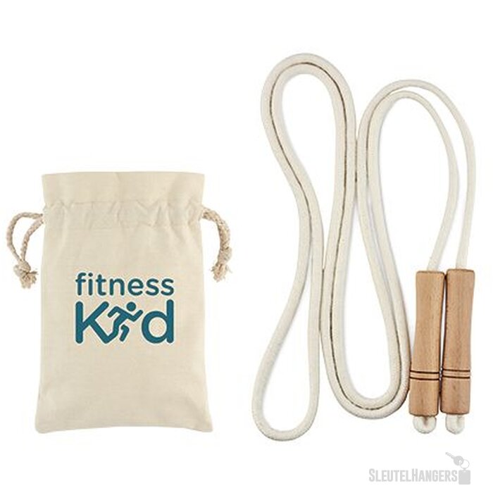 Katoenen springtouw Jump beige