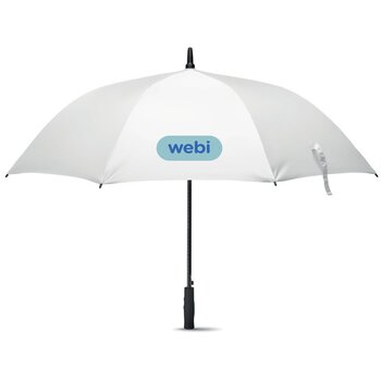 27" windbestendige paraplu Grusa wit