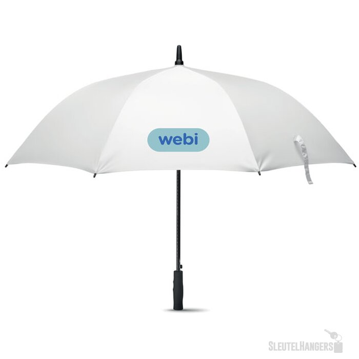 27" windbestendige paraplu Grusa wit