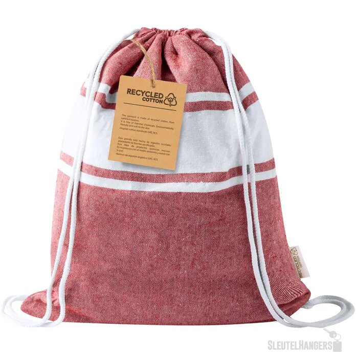 Carey Strandlaken En Tasje Met Trekkoord Rood