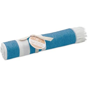 Seaqual® hamamdoek 100x170 Wave turquoise Seaqual® hamamdoek 100x170 Wave turquoise