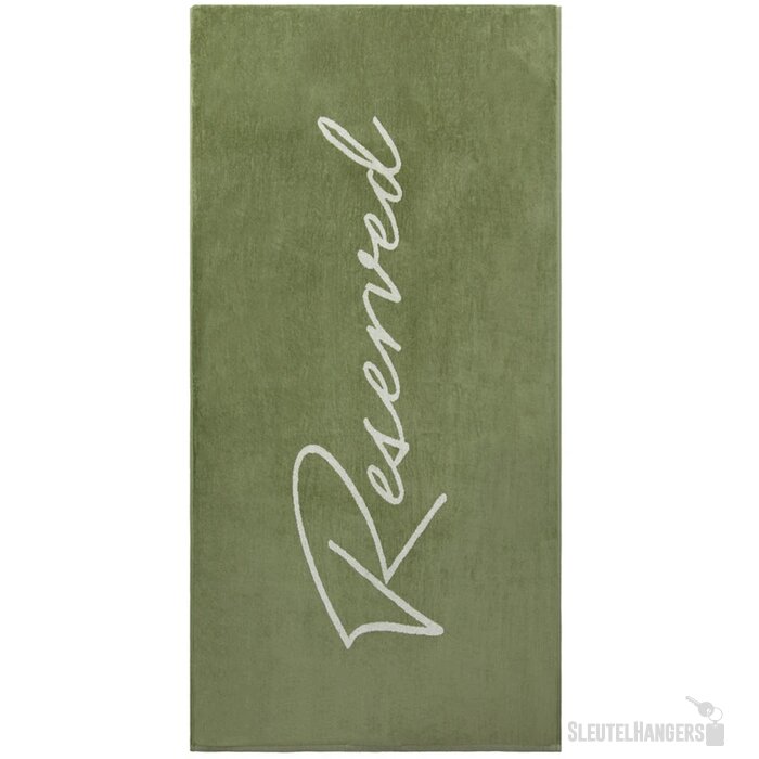 Vinga Lounge stoel handdoek groen, wit